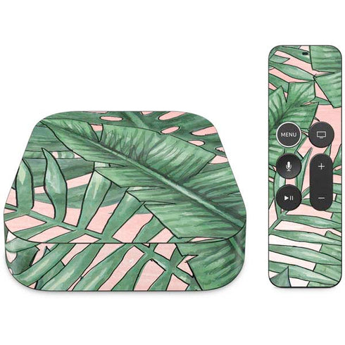 Spring Palm Leaves Apple TV Skin